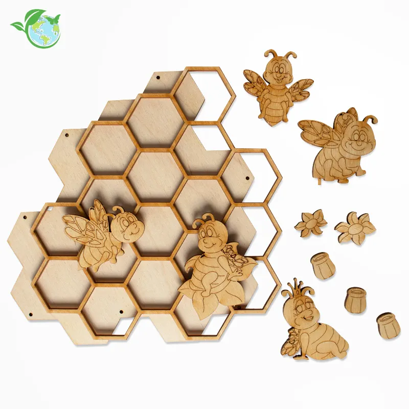 Bastelset "Bienen-Mobile", 7-tlg.