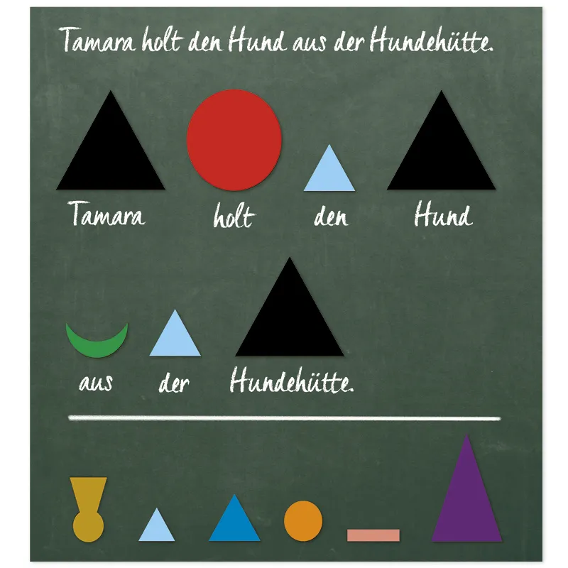 Typ av talsymboler S, magnetiska, 60 stycken. "Montessori Premium"