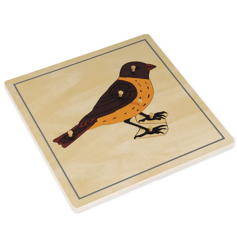TimeTEX dierenpuzzel vogel "Montessori Premium"