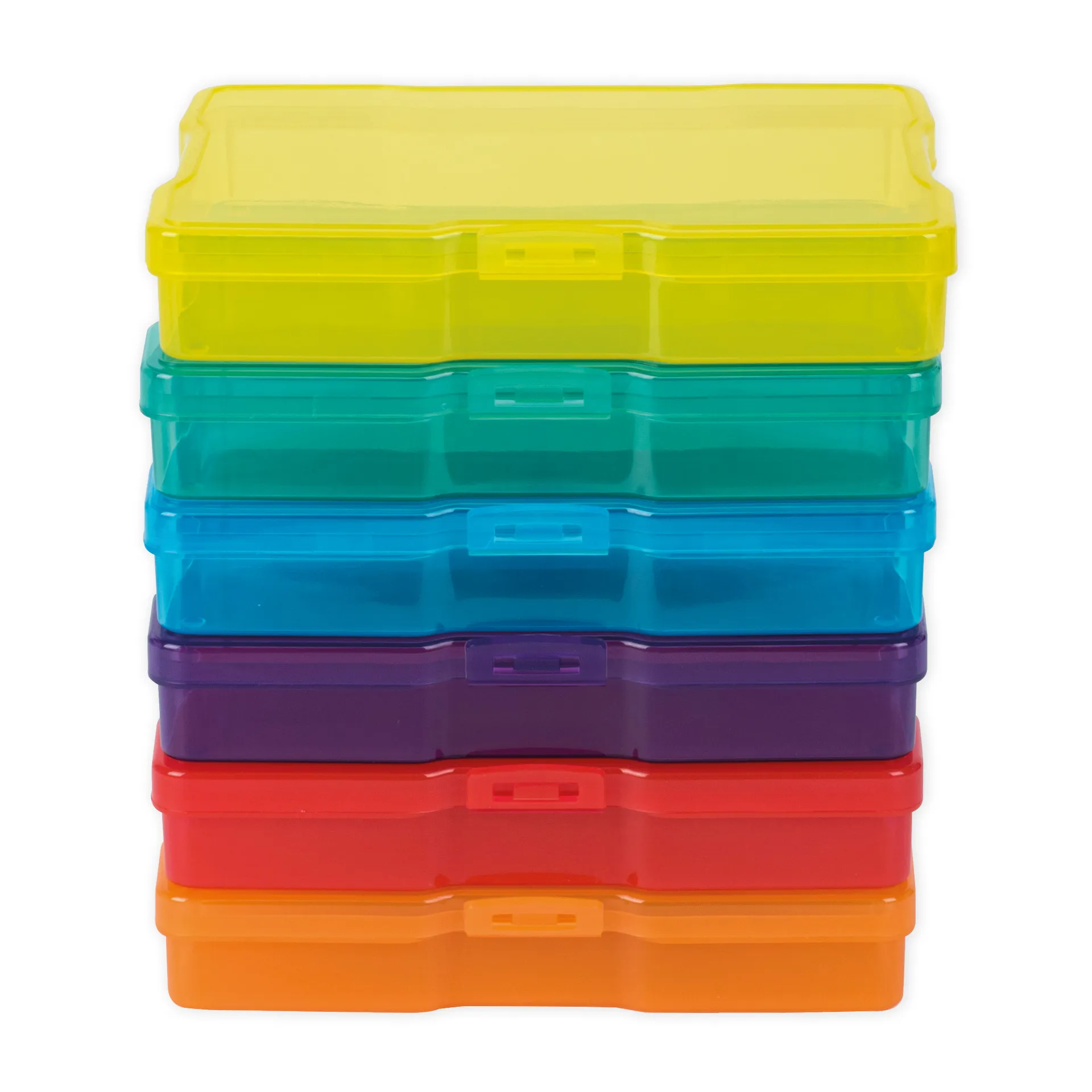 TimeTEX Farb-Boxen in der Box, transparent, 7-tlg.