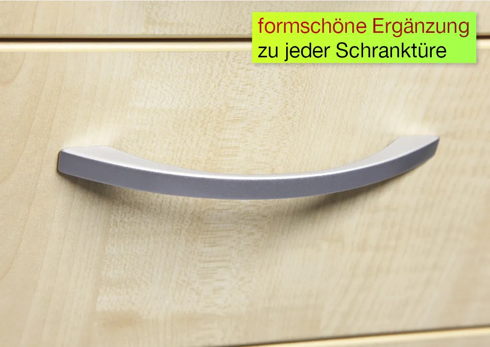 Bügelgriffe, alufarben