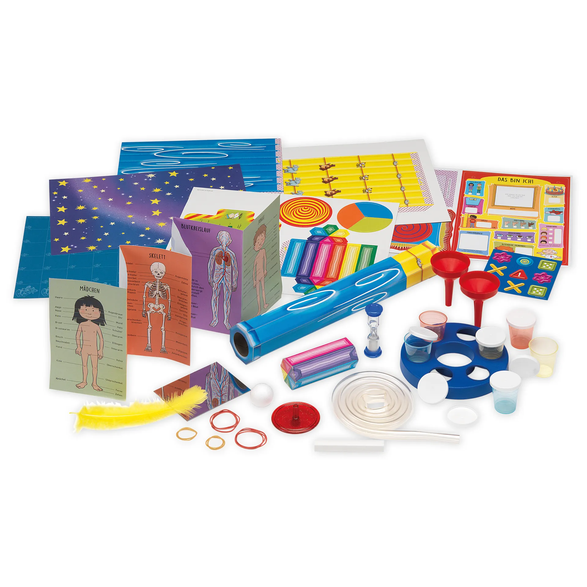 KOSMOS Set "Mein erster Experimentierkasten: Körper & Sinne", 35-tlg.