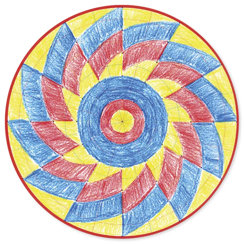 Mandala-Papier, 28x28 cm, 36 Blatt