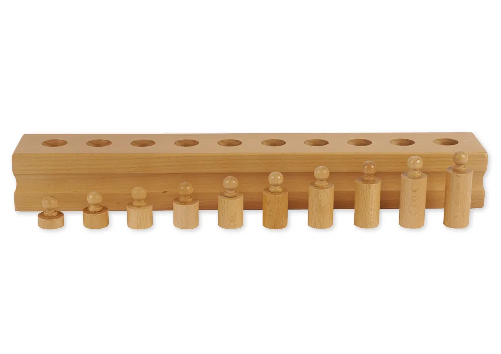TimeTEX block med cylindrar 4 "Montessori Premium"