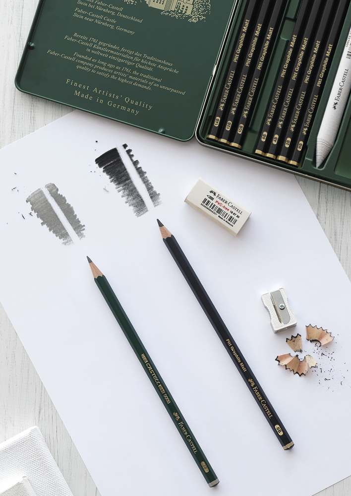 Set Faber-Castell "Pitt Graphite Matt", 6-tlg. Set Faber-Castell "Pitt Graphite Matt", 6-tlg.
