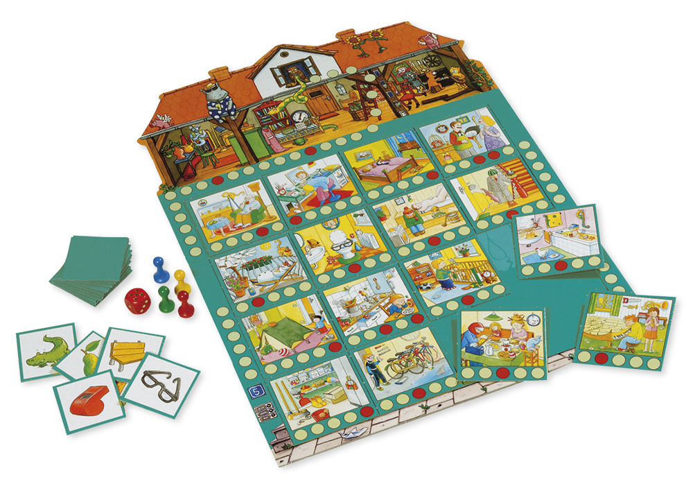 TimeTEX Lernspiel "Quatschhaus", 43-tlg.