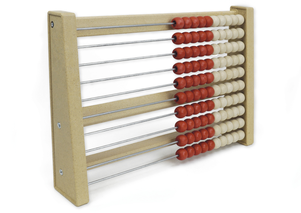 Klassuppsättning beräkningsramar för 100 nummerserie, 11 stycken, i kartong