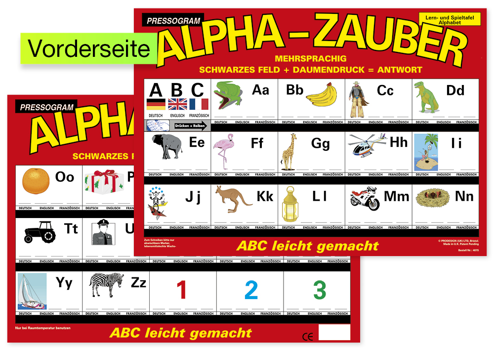TimeTEX Zaubertafel "ABC" Mehrsprachig