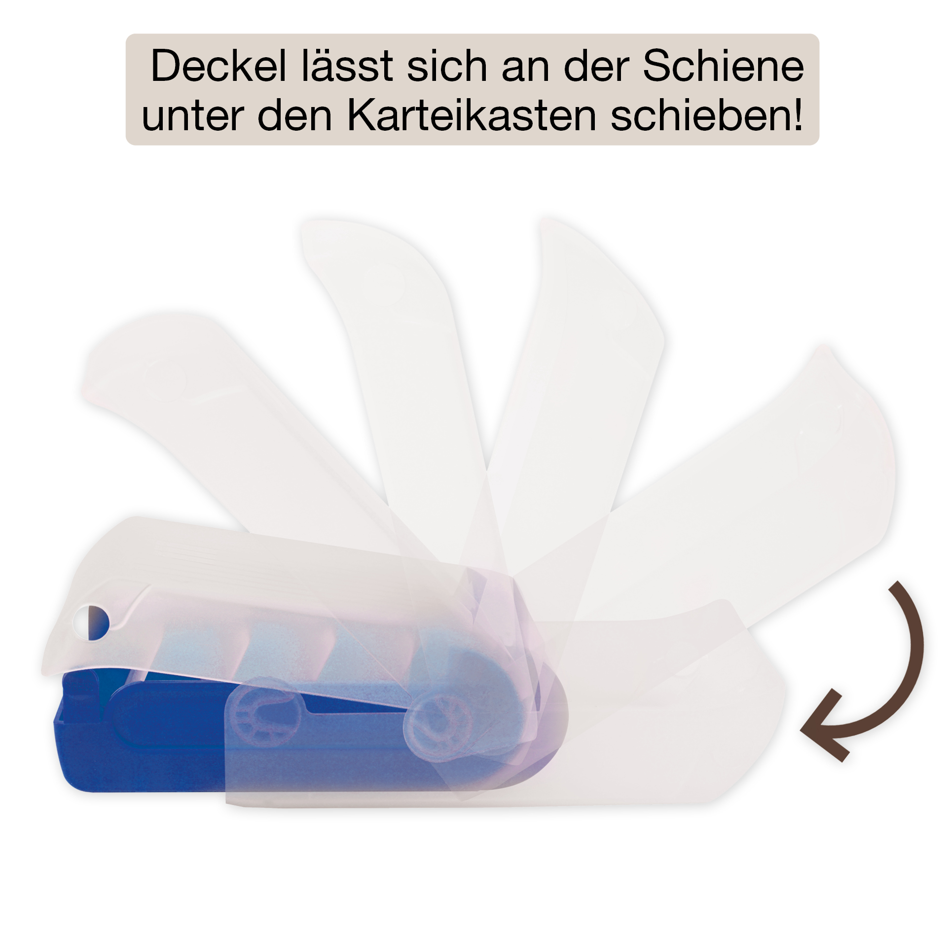 Lärlåda A8 plast med 100 inlärningskort