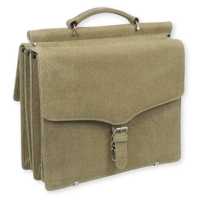 TimeTEX Lehrertasche "Maxima Classic Nova", rehbraun, Wildleder II./SO