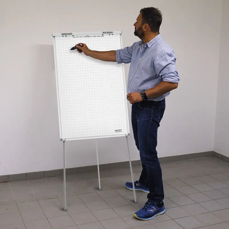 Mobil-Flipchart und Whiteboard in Tasche