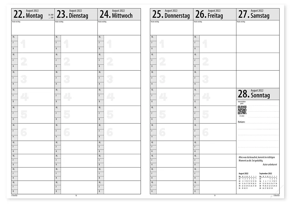 Natura-kalender-sæt 2025/2026 A4-Plus