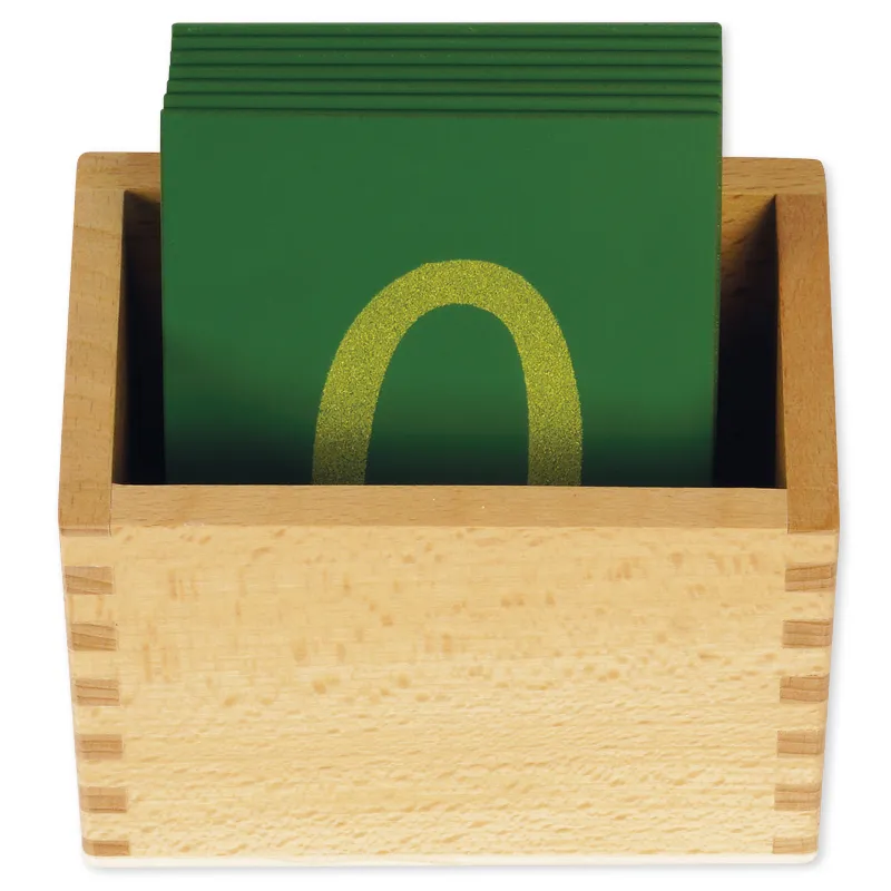 TimeTEX Kasten für Sandpapier Ziffern "Montessori Premium"