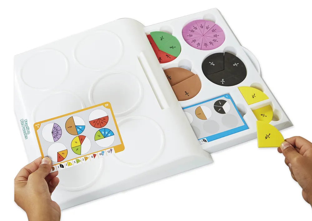 Lernspiel "Bruchrechnen-Puzzle", 116-tlg.