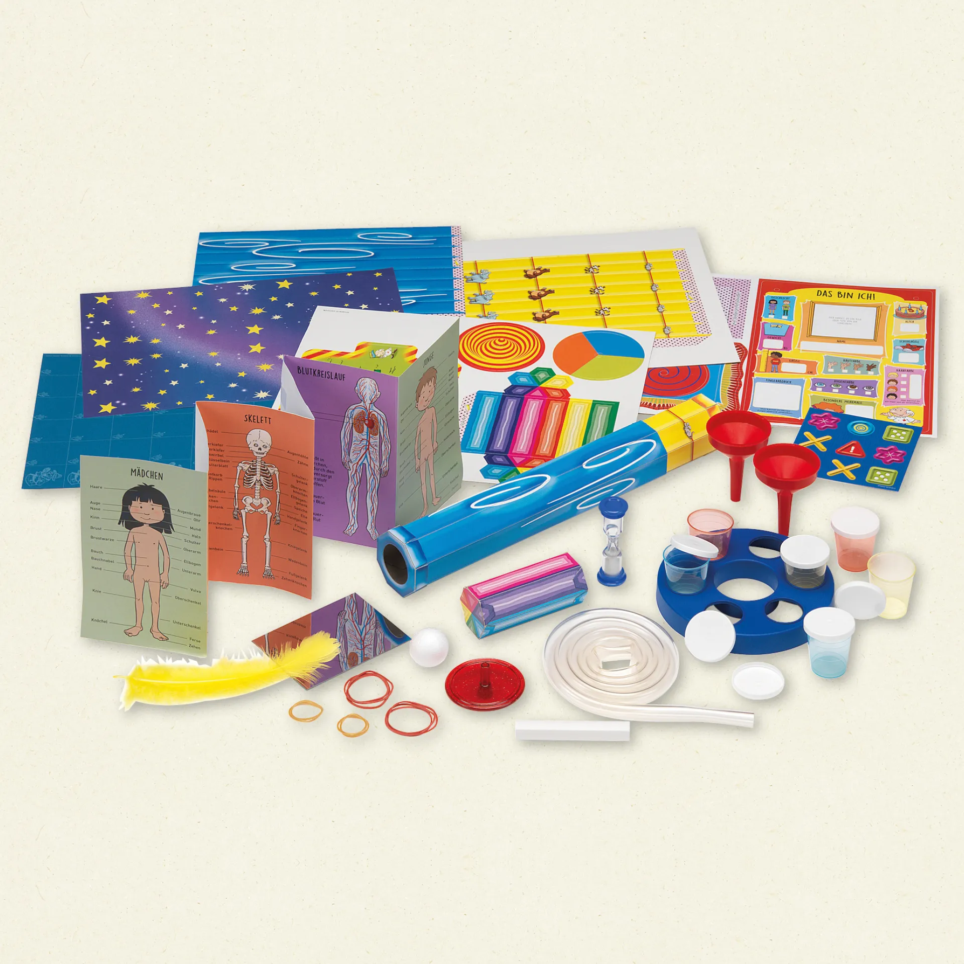 KOSMOS Set "Mein erster Experimentierkasten: Körper & Sinne", 35-tlg.