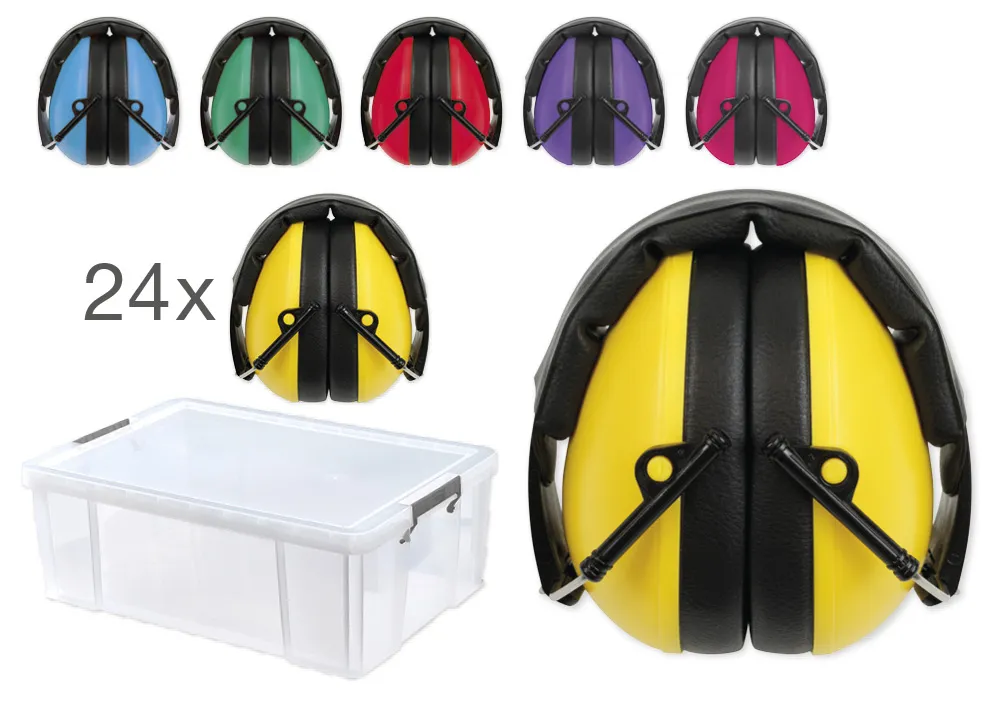 Klassensatz Gehör-Schutz "Auris Plus", 24-tlg., in Box