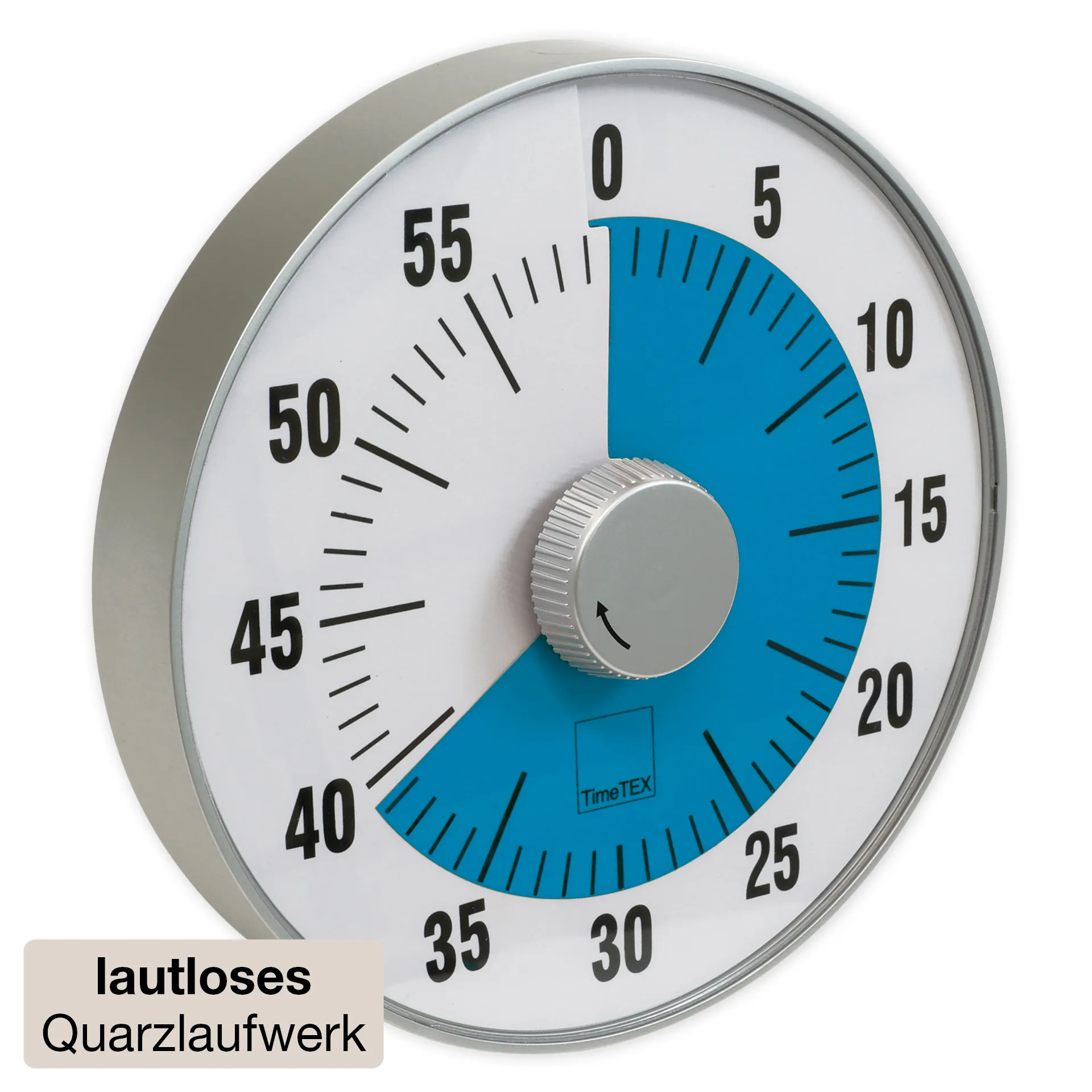 TimeTEX Zeitdauer-Uhr "lautlos" L, 19 cm ø