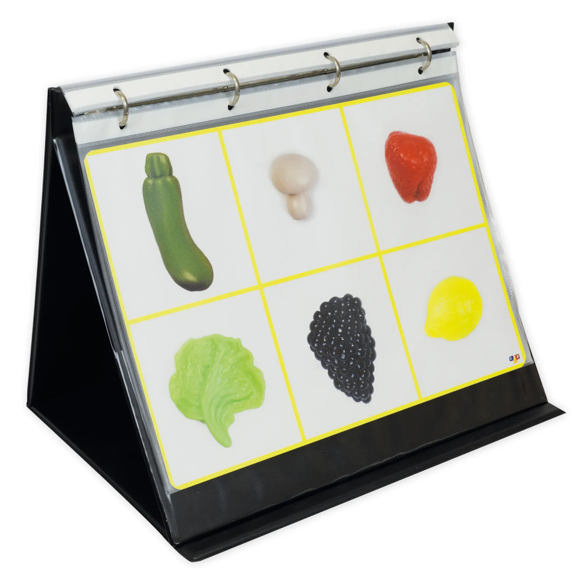 Tafel flipchart, A4 liggend, 4-rings mechaniek