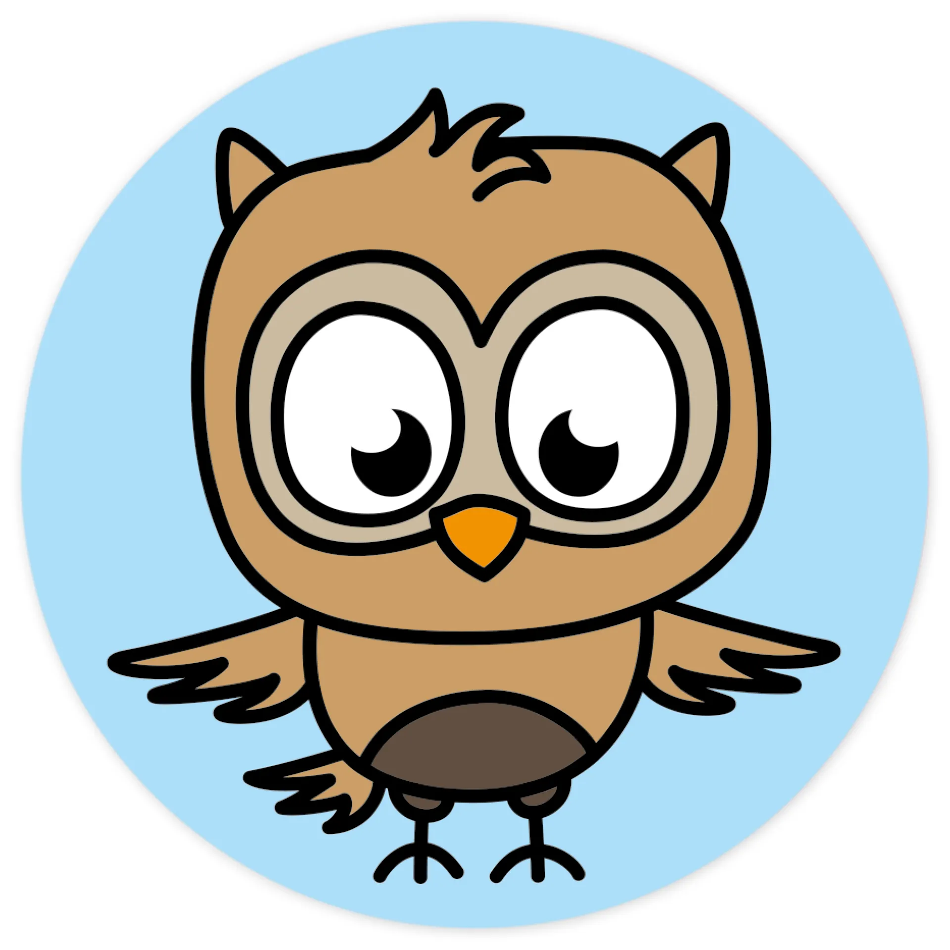 Belobigungs-Aufkleber "Eule" in Spender-Box, 500 Stück