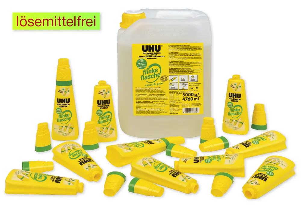Gruppen-Set UHU Flinke Flasche, lösemittelfrei, 27-tlg.