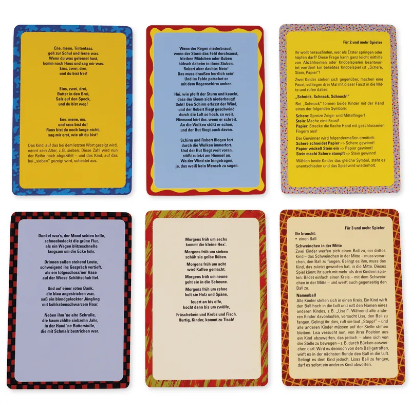 Karten-Set "50 Spiele für den Schulhof"