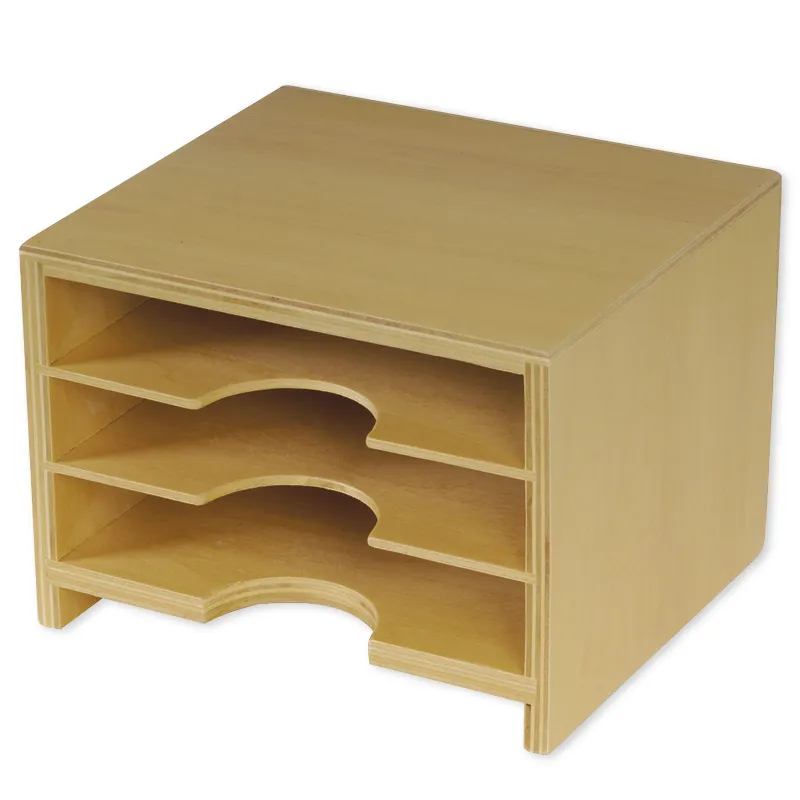 TimeTEX Kasten mit 3 Fächern für die Botanischen Karten "Montessori Premium"