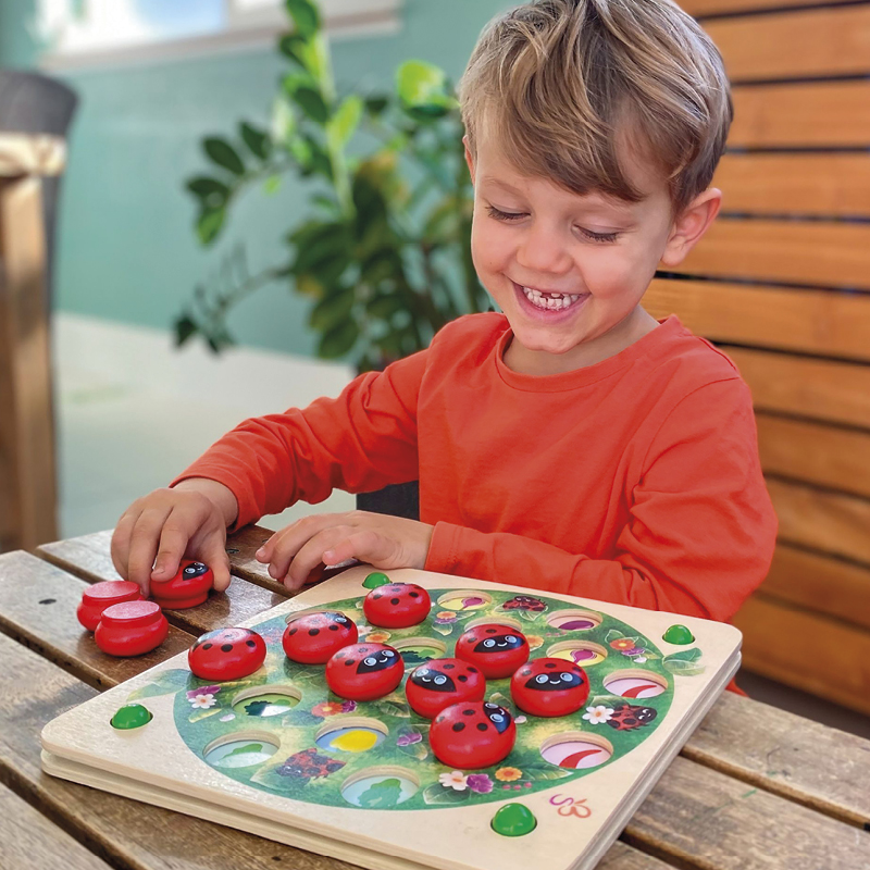 Jeu de mémorisation « Memolino Coccinelle », 30 pcs
