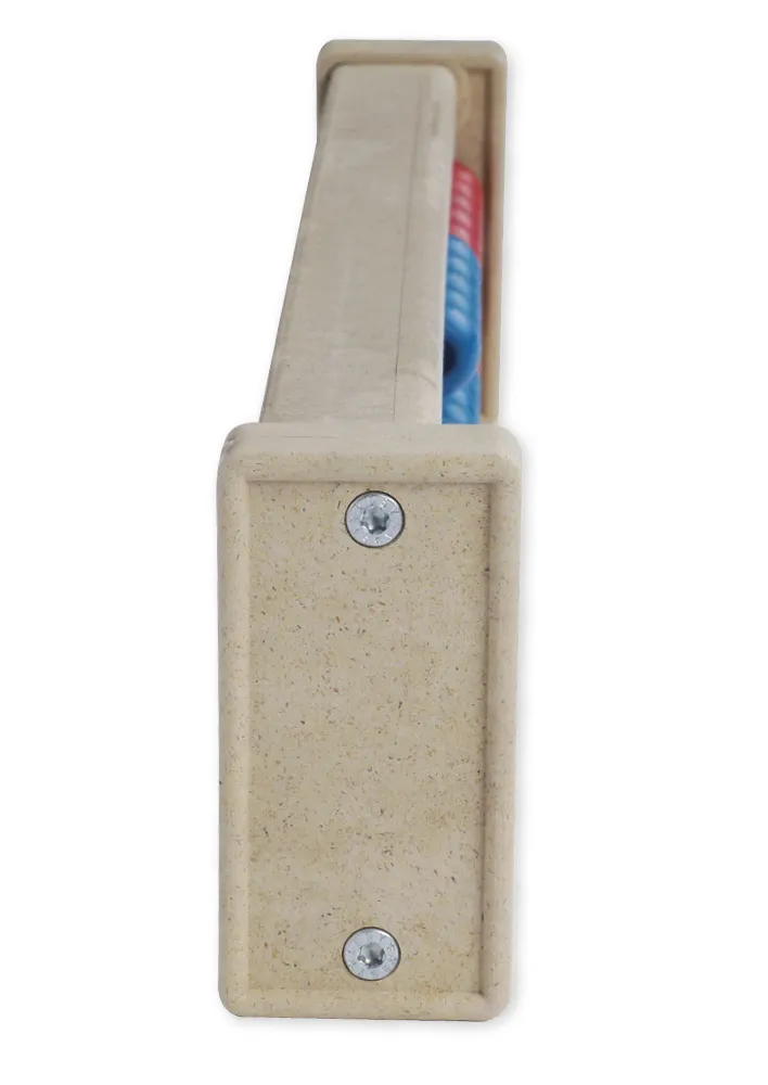 Klassensatz Rechenrahmen für 20-er Zahlenraum rot/blau, gerade Seitenteile, 25-tlg. in Box