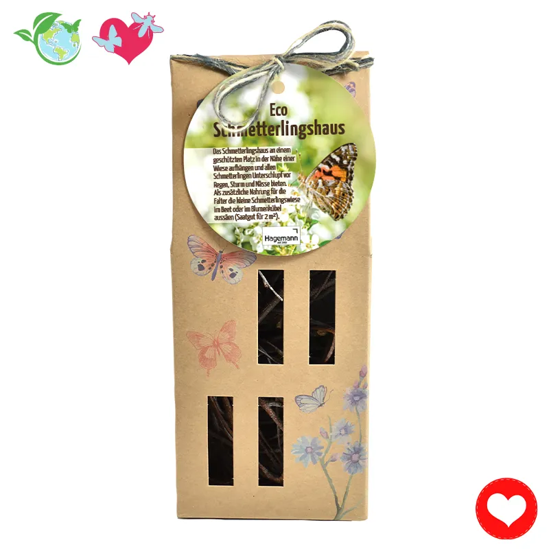 Casă pentru fluturi "Eco", din carton
