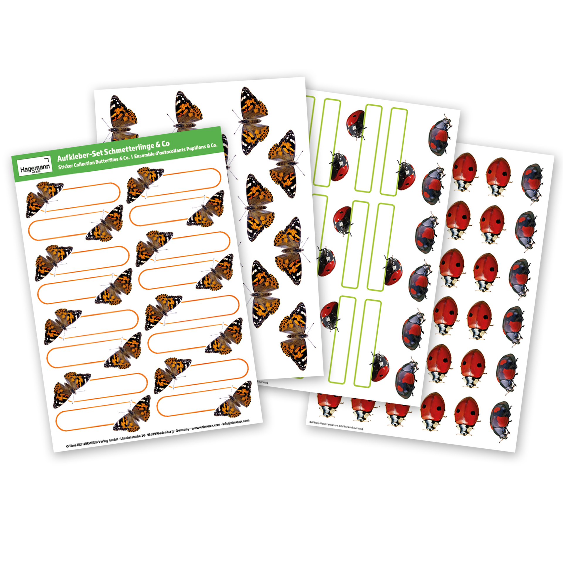 Belöningsklistermärken Butterflies & Co., ca. 150 st