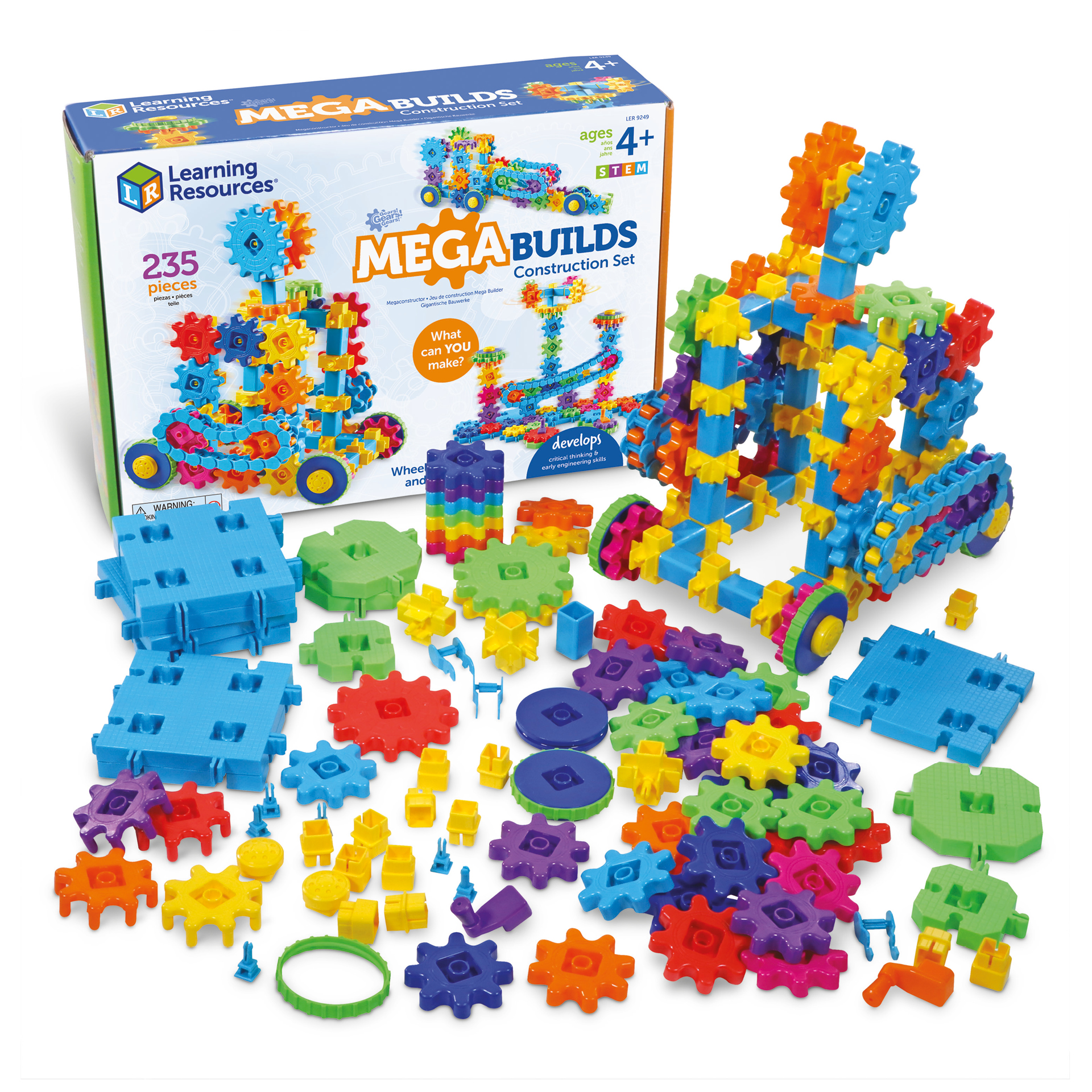 TimeTEX Zahnrad-Konstruktions-Set "Mega", 235-tlg.