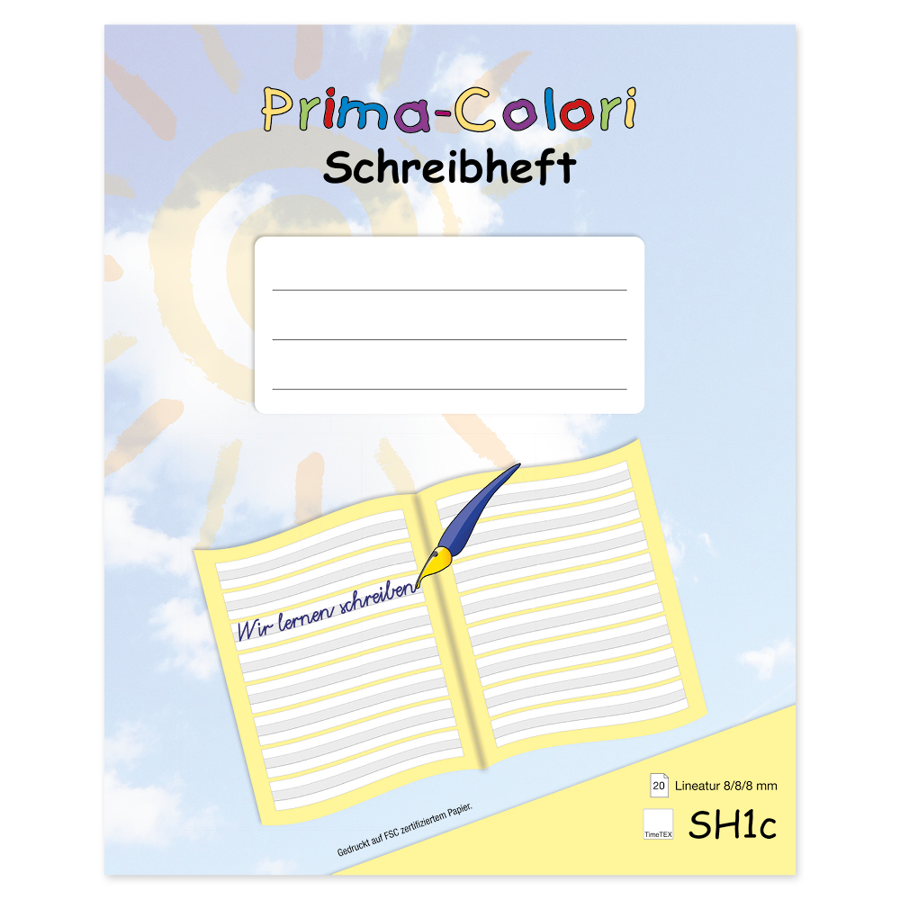 Hagemann Prima-Colori Schreibheft SH1c