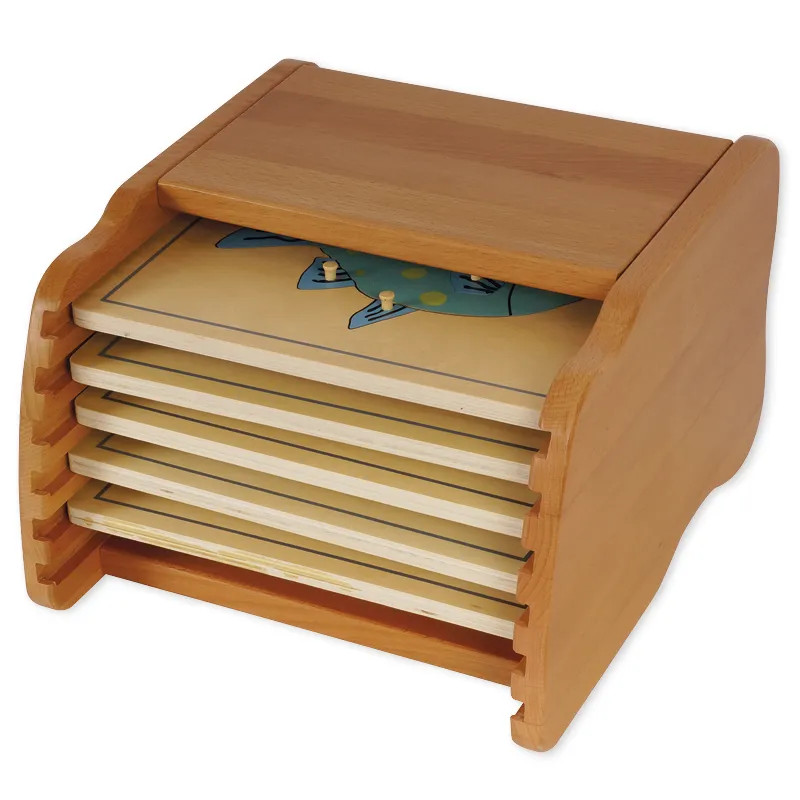 TimeTEX står for 6 dyrepuslespil "Montessori Premium"