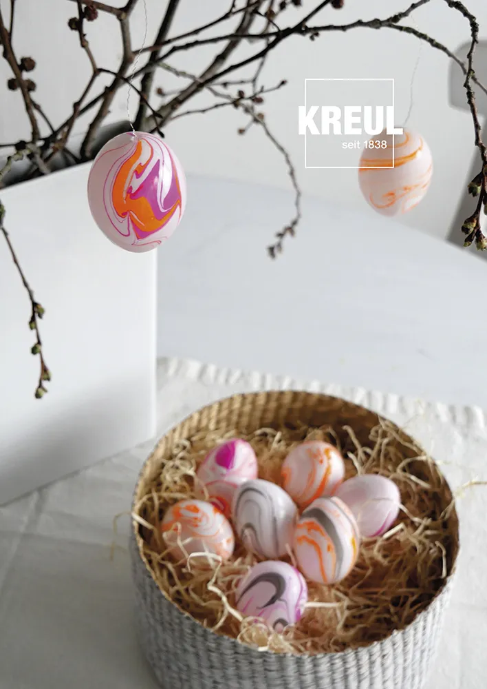 Set KREUL Magic Marble Marmorier-Farben à 20 ml, 6-tlg.