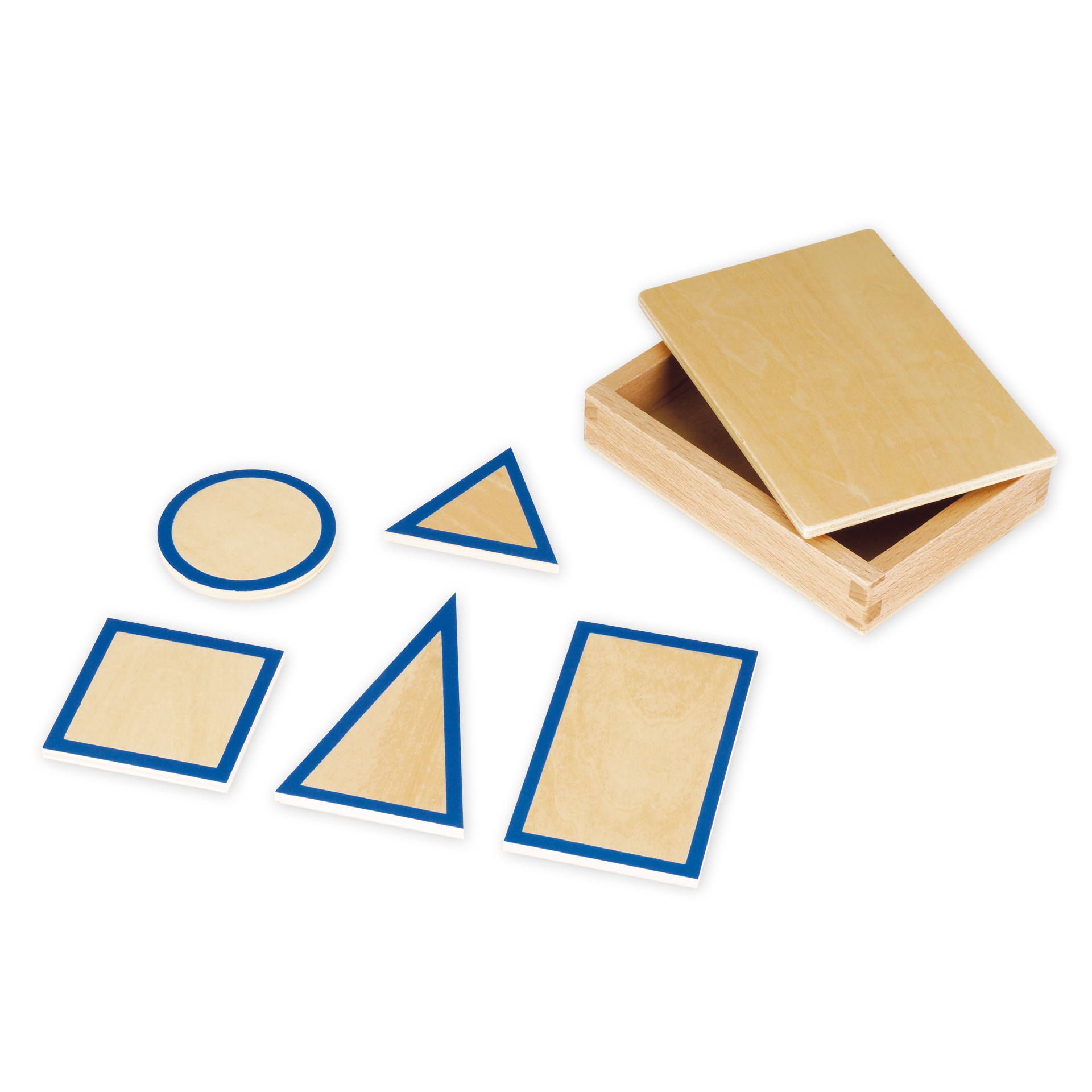 TimeTEX Set Geometrische Körper und Grundtäfelchen "Montessori Premium"