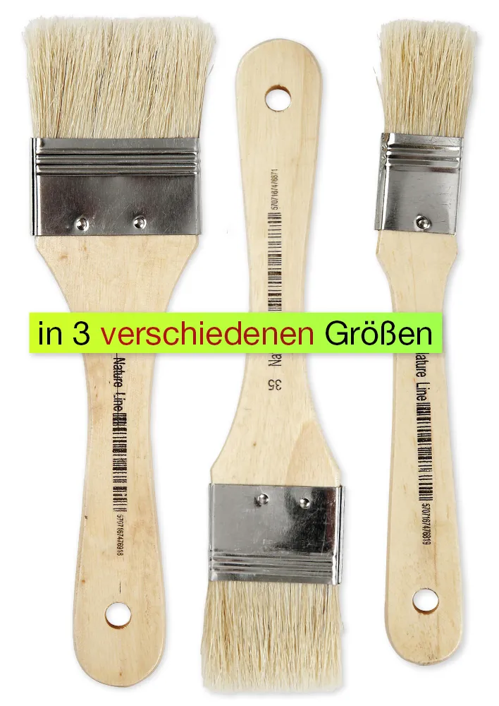 Set Lackier-Pinsel, 3-tlg.