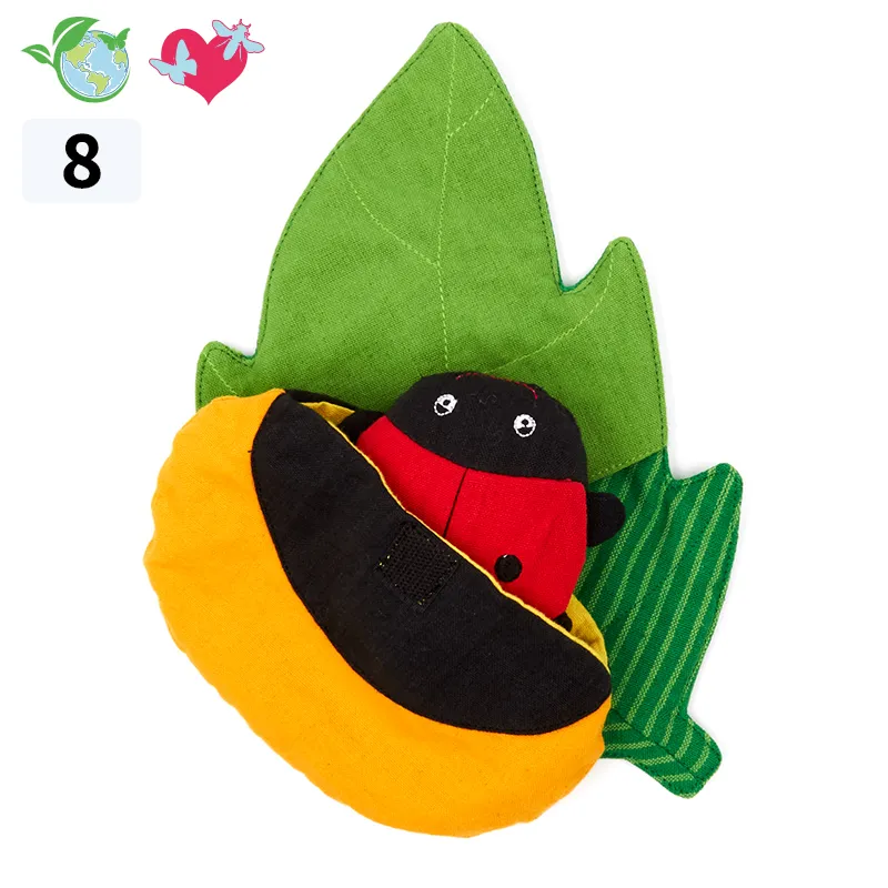 Wendepuppe "Lebenszyklus Marienkäfer", 4-tlg