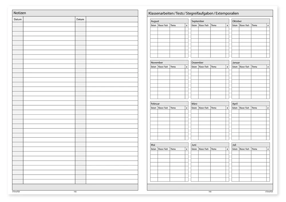 Natura-Planer-Set 2025/2026 A5