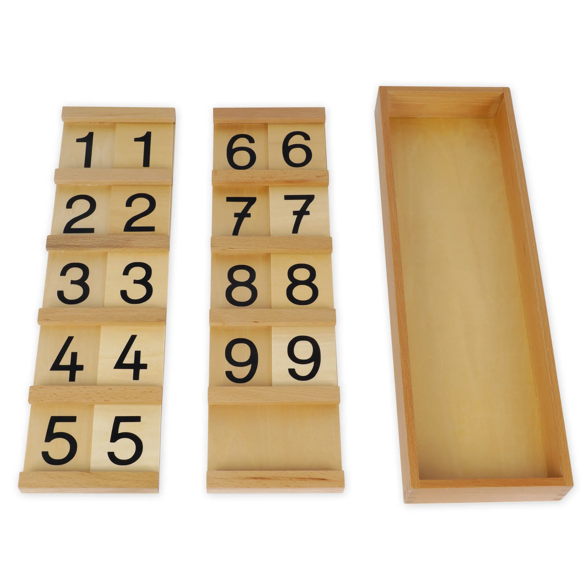TimeTEX Set Seguintafeln II (11-99) und Kasten mit Perlen "Montessori Premium"
