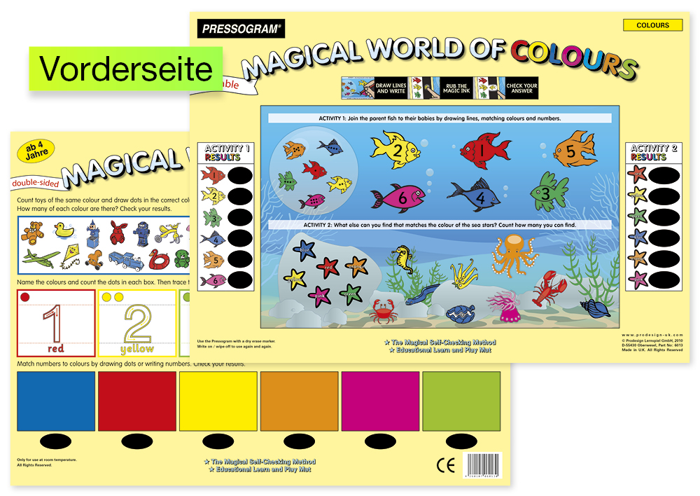 TimeTEX Magic Board "World of colors" engelska