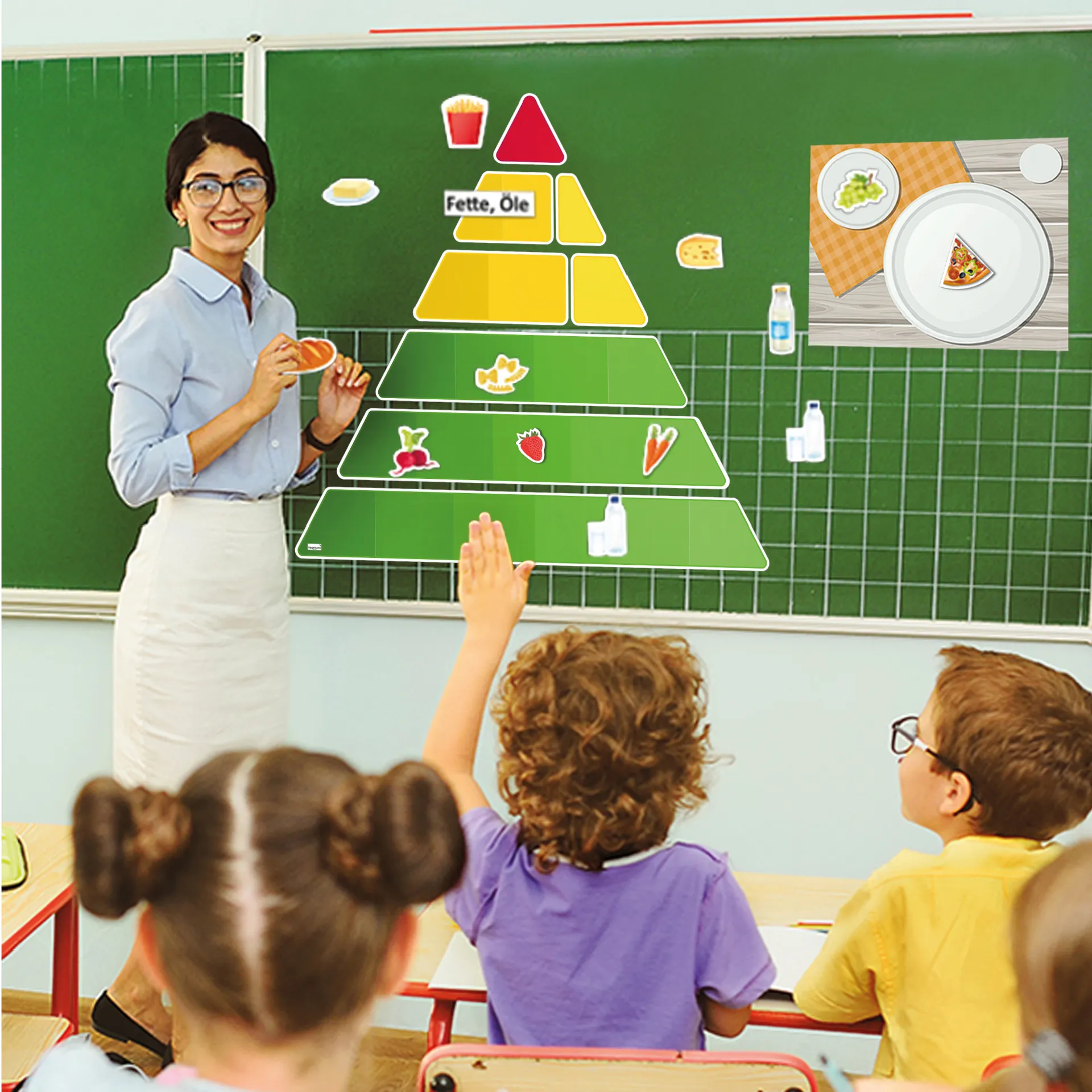 Klassenset "Gesunde Ernährung und Mahlzeiten", 404-tlg. Klassenset "Gesunde Ernährung und Mahlzeiten", 404-tlg.