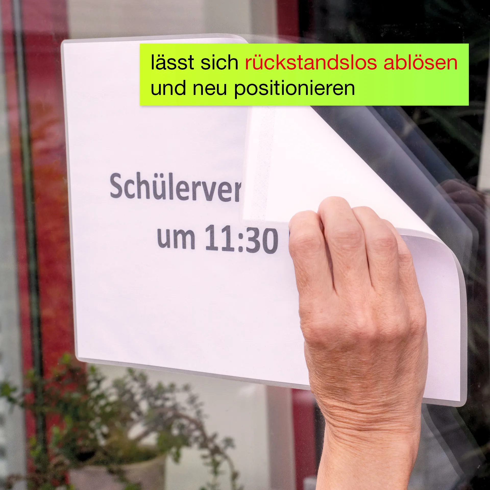 Lijmroller in dispenser, non-permanent, 15m / 9 mm