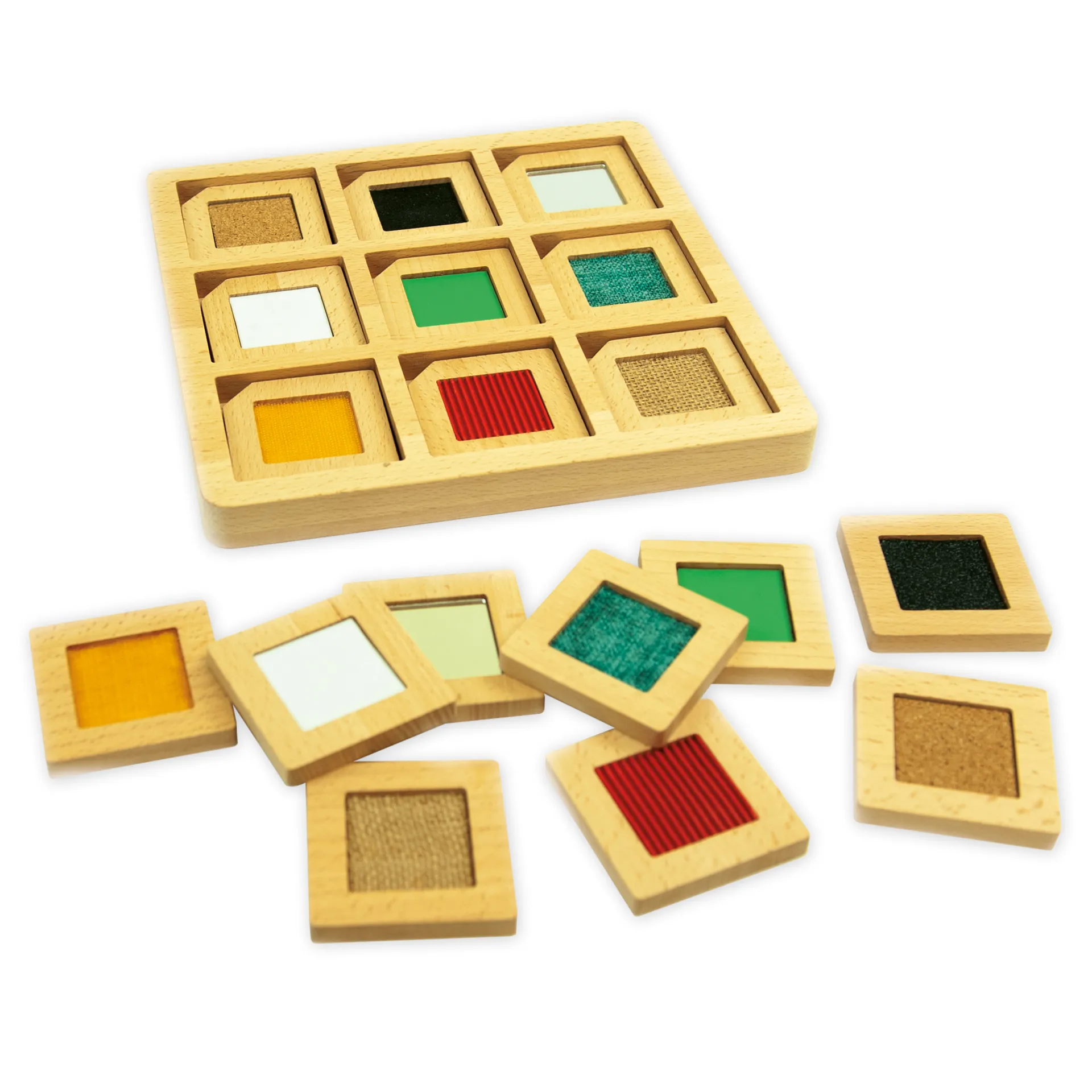 Tast-memospel "Textuur" 19-delig