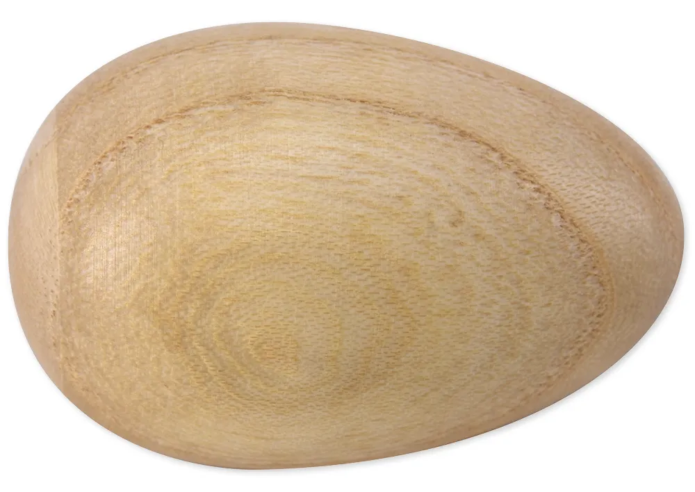 Egg-Shaker aus Holz, 6 cm