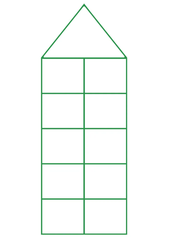 Siebdruck-Stempel "Perpetuum", "Rechen-Haus"