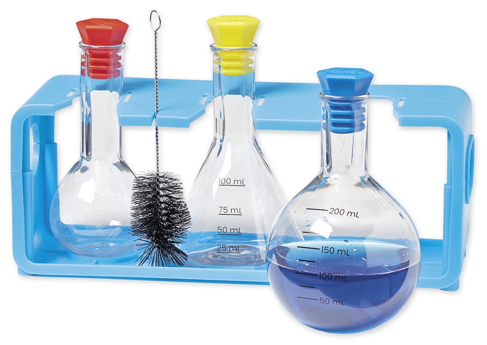 TimeTEX Kolben-Set "Forscherlabor", 8-tlg.