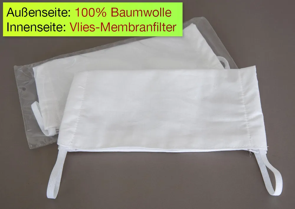 Gezichtsmasker voor dagelijks gebruik, met membraanfilter L (volwassenen)