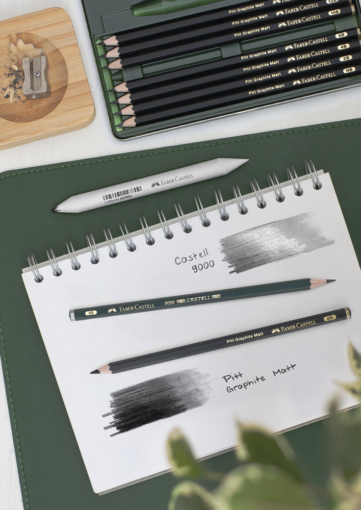 Set Faber-Castell "Pitt Graphite Matt", 6-tlg. Set Faber-Castell "Pitt Graphite Matt", 6-tlg.