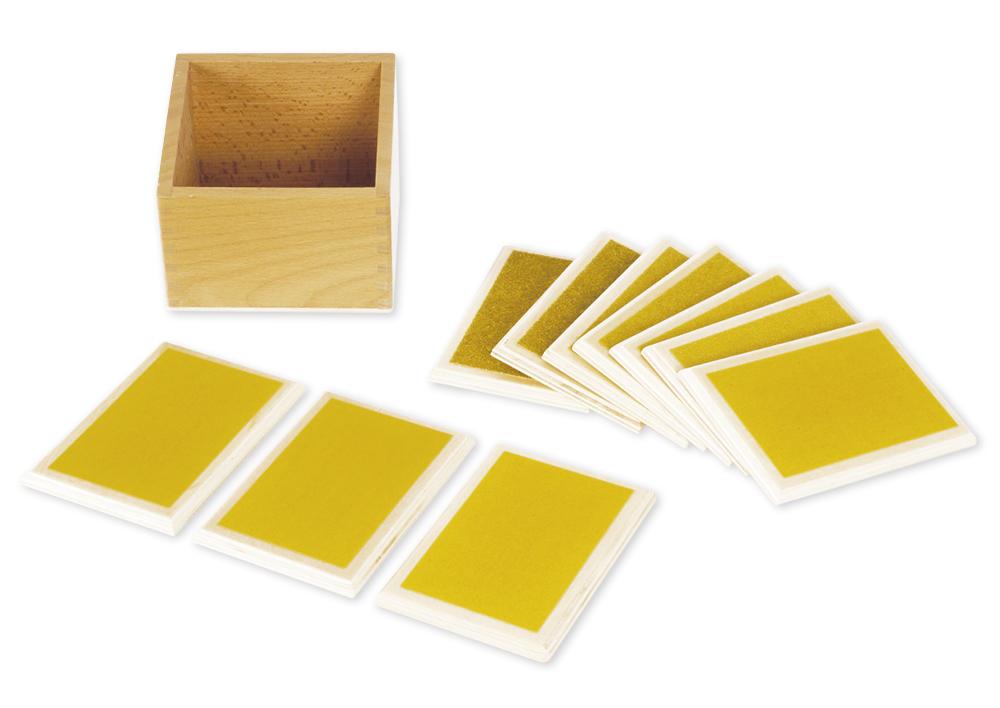 TimeTEX taktila tabletter, grovfina "Montessori Premium"