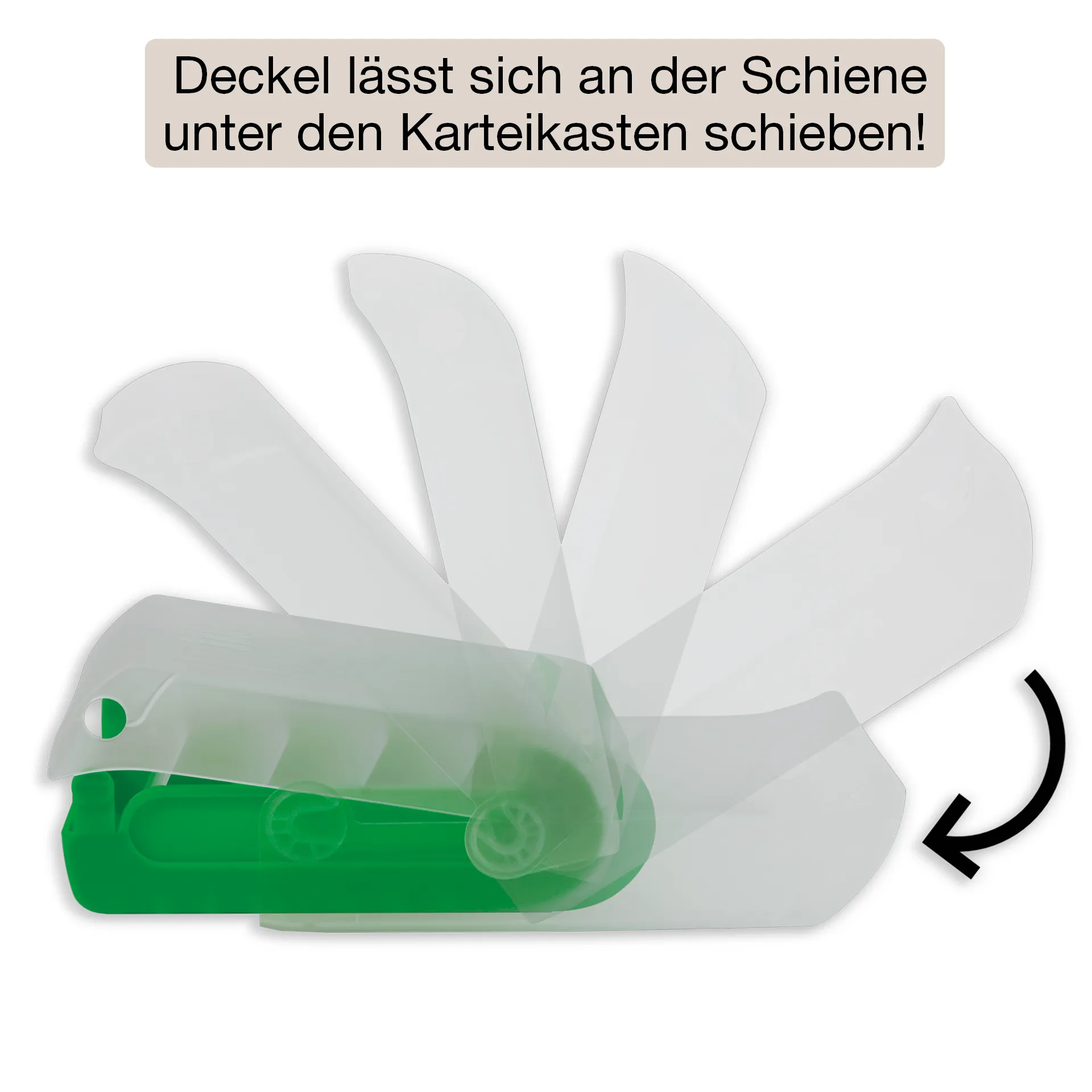 A8 kortelių susidėjimo dėžutė, plastikinė (be korttelių)